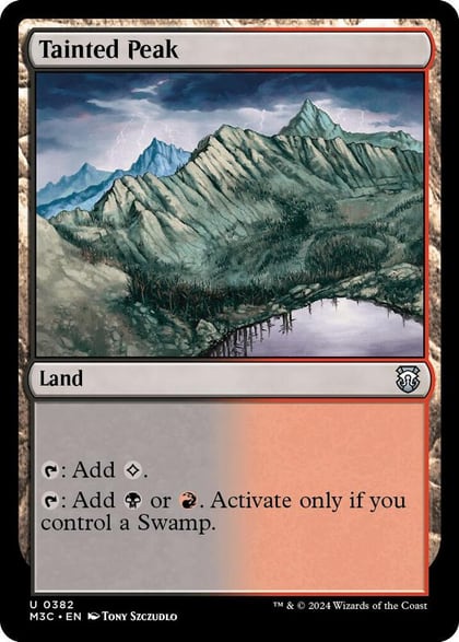 Tainted Peak (Ripple Foil), Commander: Modern Horizons 3 382