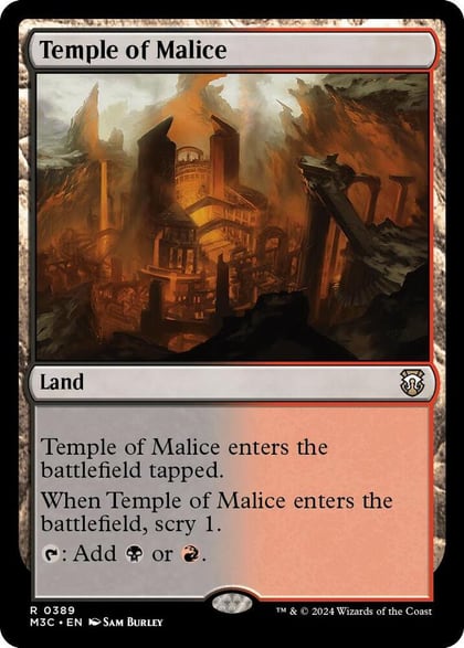 Temple of Malice, Commander: Modern Horizons 3 389
