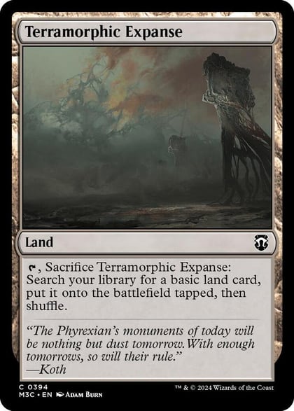 Terramorphic Expanse (Ripple Foil), Commander: Modern Horizons 3 394