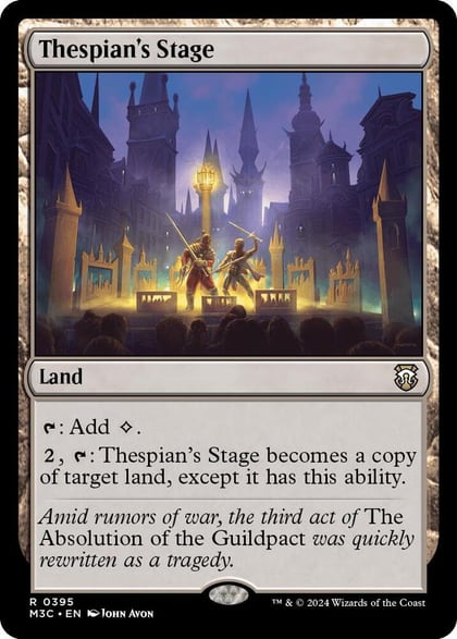 Thespian's Stage (Ripple Foil), Commander: Modern Horizons 3 395