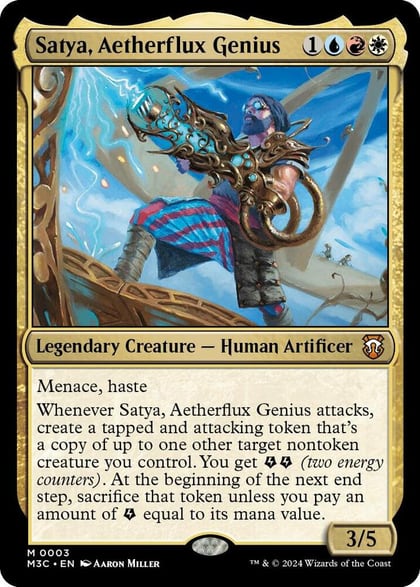 Satya, Aetherflux Genius, Commander: Modern Horizons 3 3