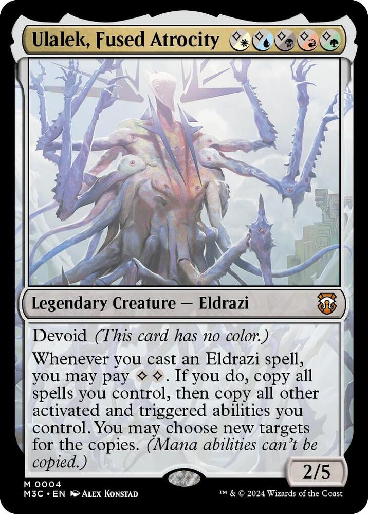 Ulalek, Fused Atrocity, Commander: Modern Horizons 3 4