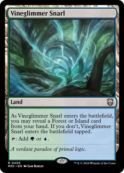 Vineglimmer Snarl (Ripple Foil), Commander: Modern Horizons 3 405
