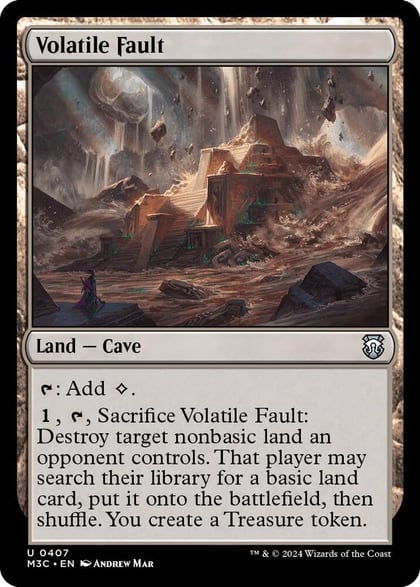 Volatile Fault (Ripple Foil), Commander: Modern Horizons 3 407