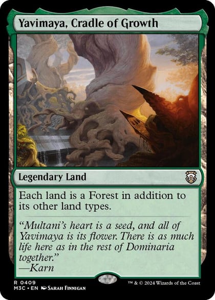 Yavimaya, Cradle of Growth, Commander: Modern Horizons 3 409