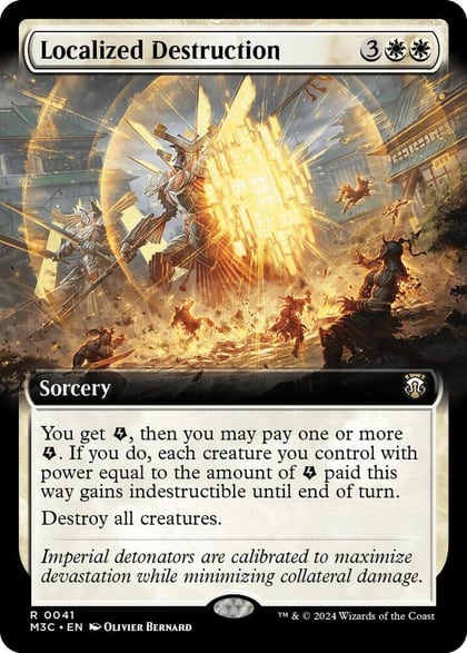 Localized Destruction (Extended Art) (Ripple Foil), Commander: Modern Horizons 3 41