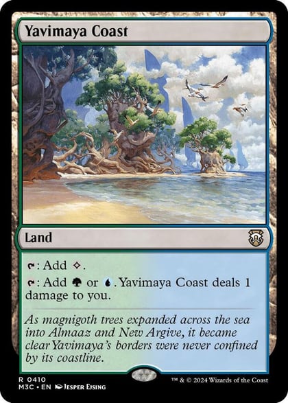 Yavimaya Coast (Ripple Foil), Commander: Modern Horizons 3 410