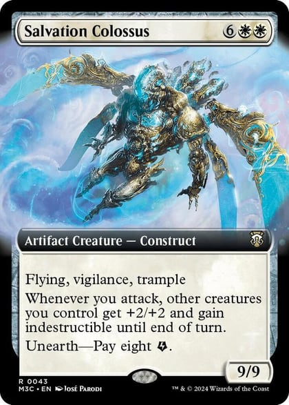 Salvation Colossus (Extended Art) (Ripple Foil), Commander: Modern Horizons 3 43