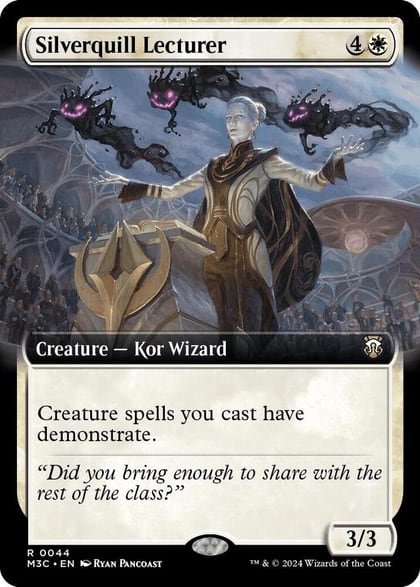 Silverquill Lecturer (Extended Art), Commander: Modern Horizons 3 44