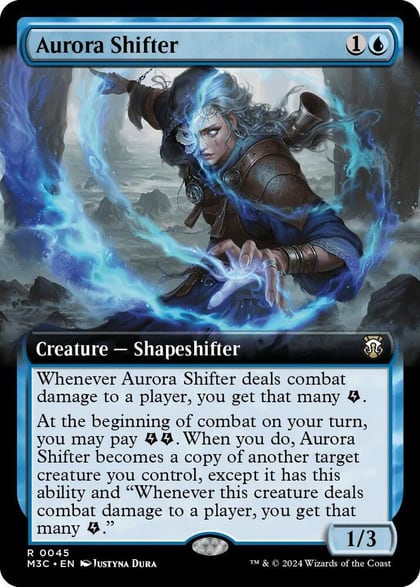 Aurora Shifter (Extended Art) (Ripple Foil), Commander: Modern Horizons 3 45