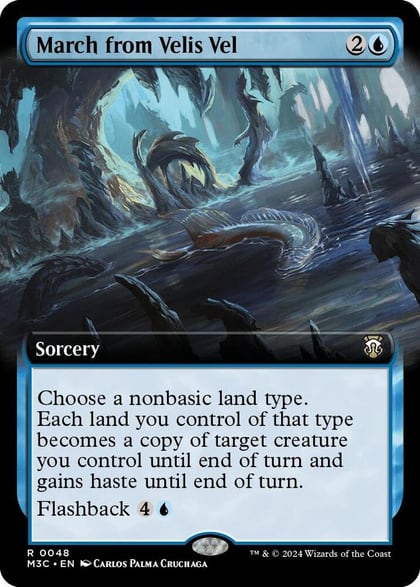 March from Velis Vel (Extended Art) (Ripple Foil), Commander: Modern Horizons 3 48