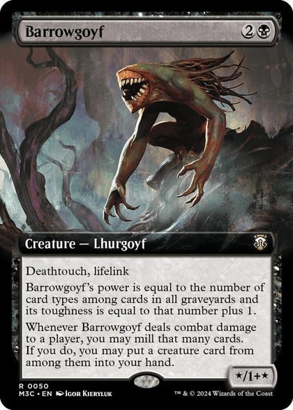 Barrowgoyf (Extended Art) (Ripple Foil), Commander: Modern Horizons 3 50