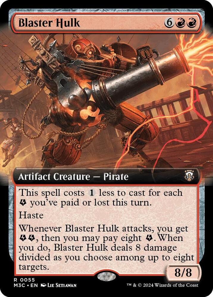 Blaster Hulk (Extended Art), Commander: Modern Horizons 3 55