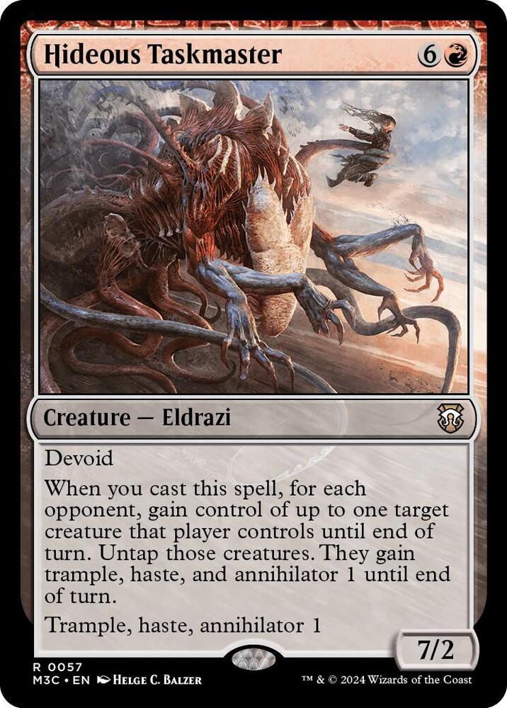 Hideous Taskmaster, Commander: Modern Horizons 3 57