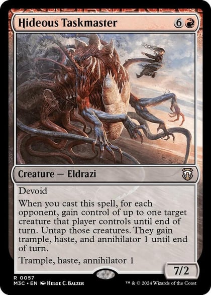Hideous Taskmaster, Commander: Modern Horizons 3 57