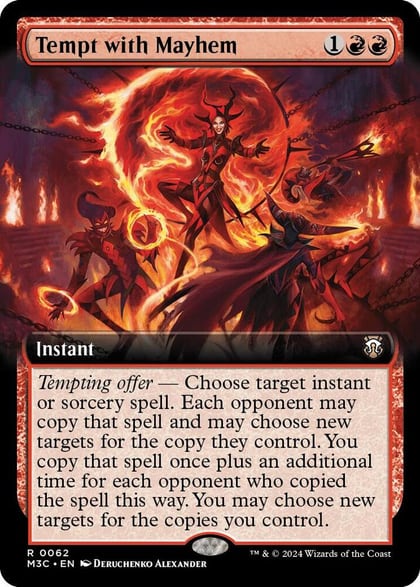 Tempt with Mayhem (Extended Art), Commander: Modern Horizons 3 62