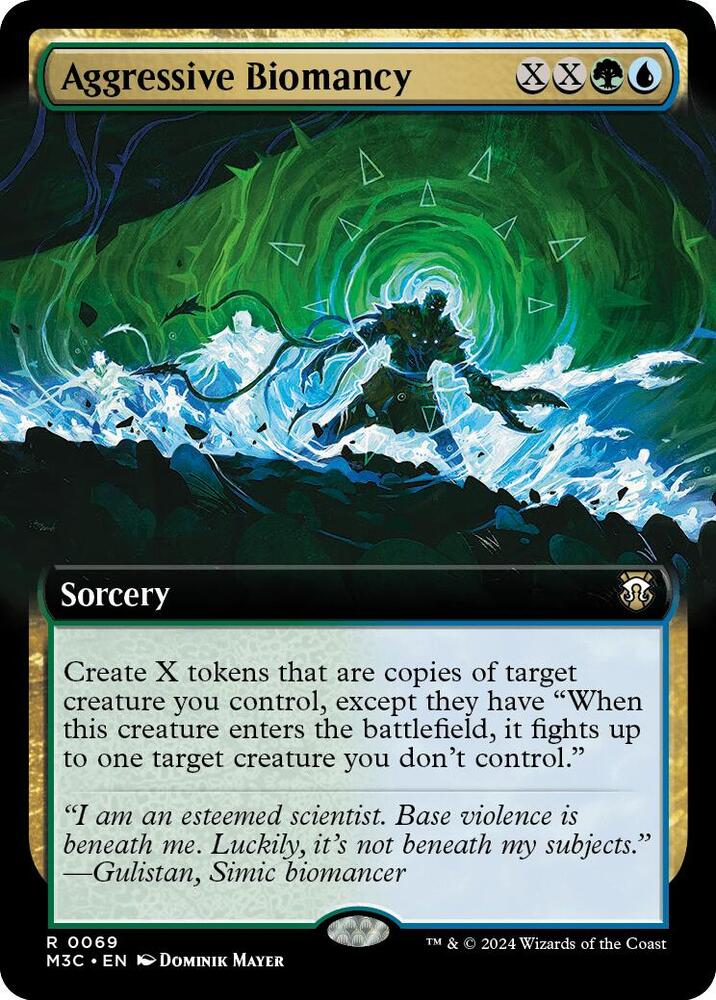 Aggressive Biomancy (Extended Art), Commander: Modern Horizons 3 69