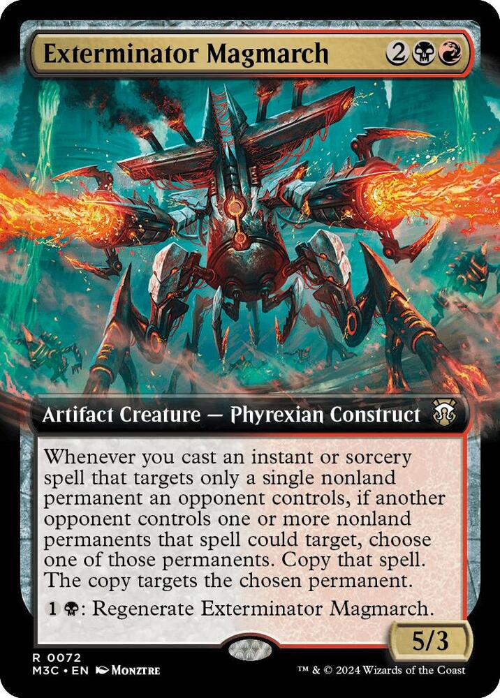 Exterminator Magmarch (Extended Art), Commander: Modern Horizons 3 72