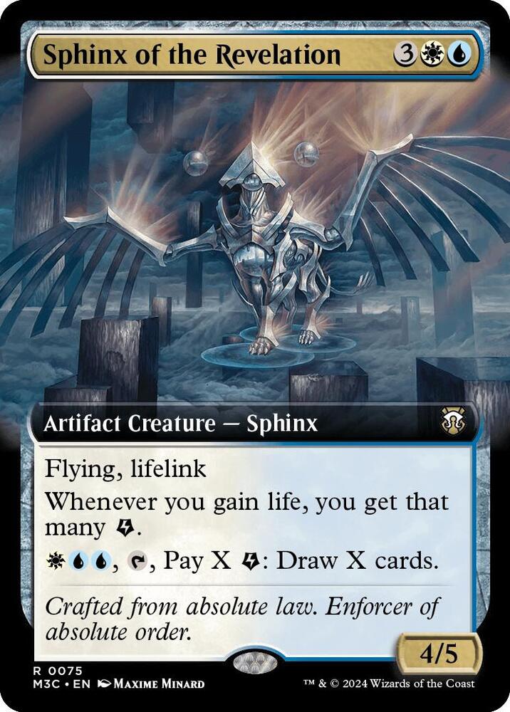 Sphinx of the Revelation (Extended Art), Commander: Modern Horizons 3 75