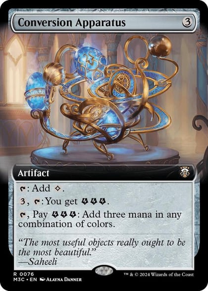 Conversion Apparatus (Extended Art) (Ripple Foil), Commander: Modern Horizons 3 76