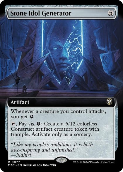 Stone Idol Generator (Extended Art), Commander: Modern Horizons 3 77
