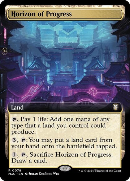 Horizon of Progress (Extended Art) (Ripple Foil), Commander: Modern Horizons 3 78
