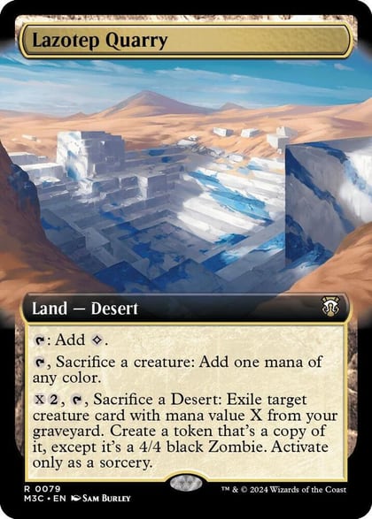 Lazotep Quarry (Extended Art) (Ripple Foil), Commander: Modern Horizons 3 79