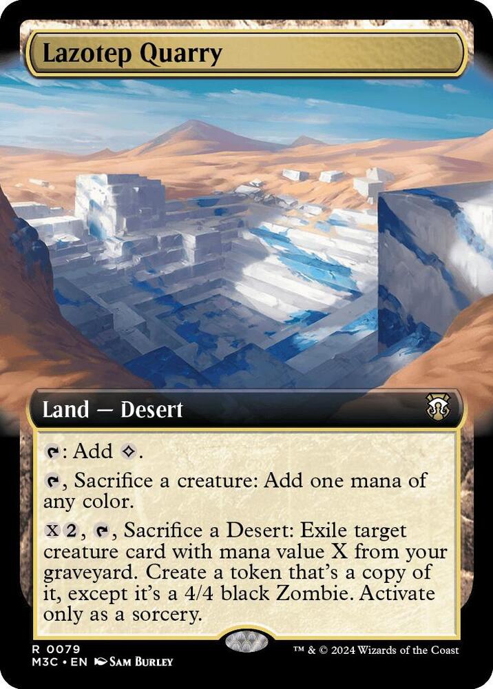 Lazotep Quarry (Extended Art), Commander: Modern Horizons 3 79