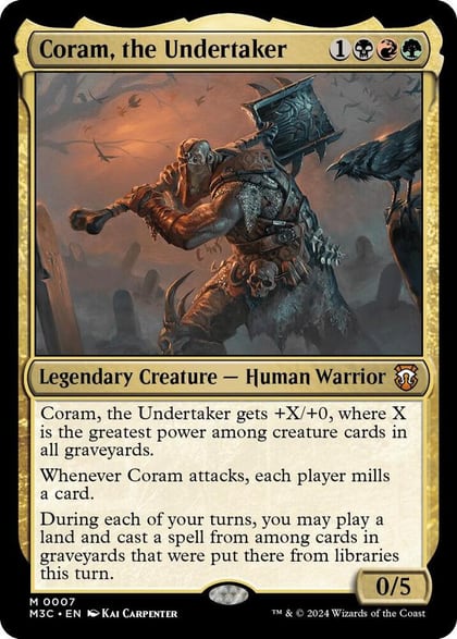 Coram, the Undertaker, Commander: Modern Horizons 3 7