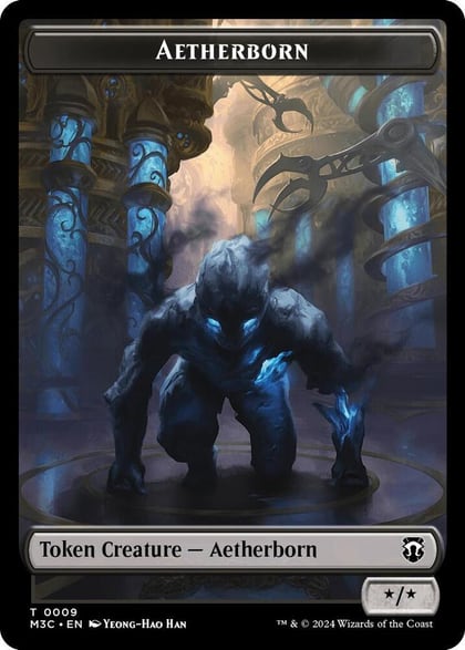 Aetherborn (Ripple Foil) // Servo Double-Sided Token, Commander: Modern Horizons 3 9 // 33