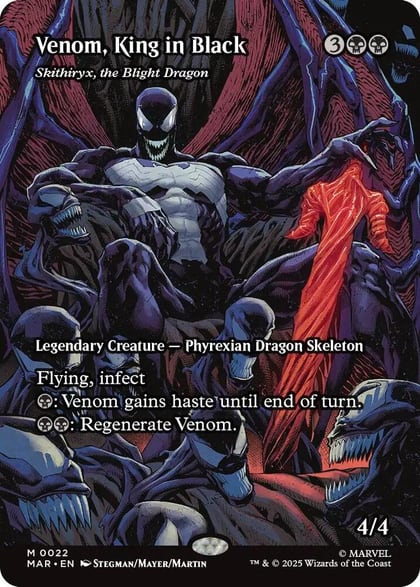 Venom, King in Black - Skithiryx, the Blight Dragon (Borderless), Marvel Universe Eternal-Legal 22