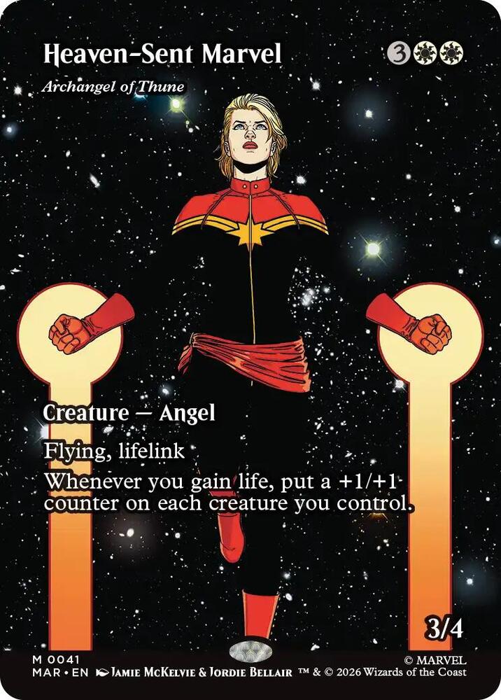 Heaven-Sent Marvel - Archangel of Thune (Borderless), Marvel Universe Eternal-Legal 41
