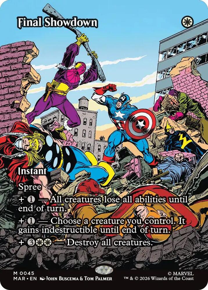 Final Showdown (Borderless), Marvel Universe Eternal-Legal 45