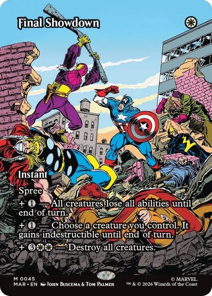 Final Showdown (Borderless), Marvel Universe Eternal-Legal 45