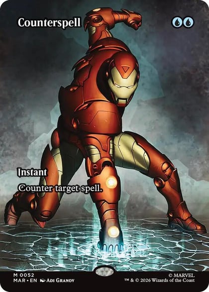 Counterspell (Borderless) (0052), Marvel Universe Eternal-Legal 52