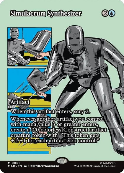 Simulacrum Synthesizer (Borderless), Marvel Universe Eternal-Legal 61