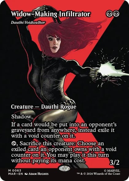 Widow-Making Infiltrator - Dauthi Voidwalker (Borderless), Marvel Universe Eternal-Legal 63
