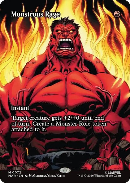 Monstrous Rage (Borderless), Marvel Universe Eternal-Legal 72