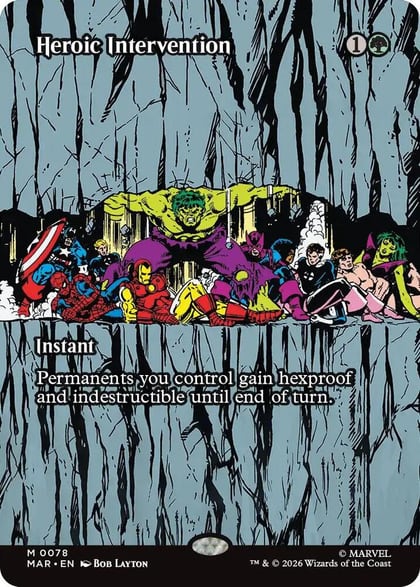 Heroic Intervention (0078) (Borderless), Marvel Universe Eternal-Legal 78