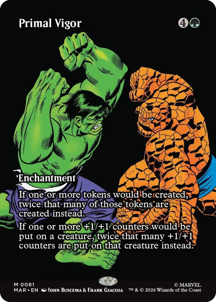 Primal Vigor (Borderless), Marvel Universe Eternal-Legal 81