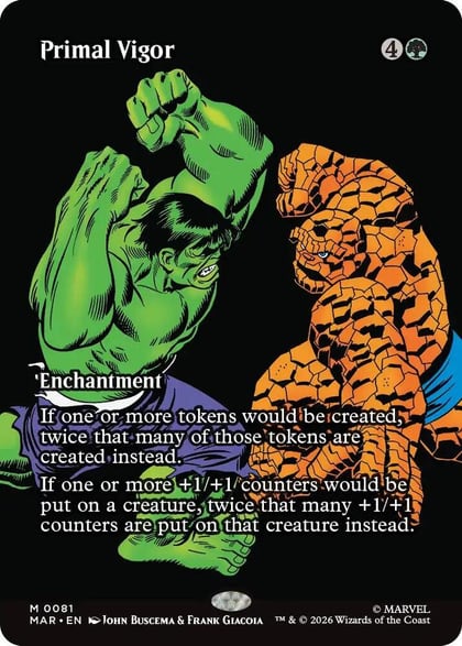 Primal Vigor (Borderless), Marvel Universe Eternal-Legal 81