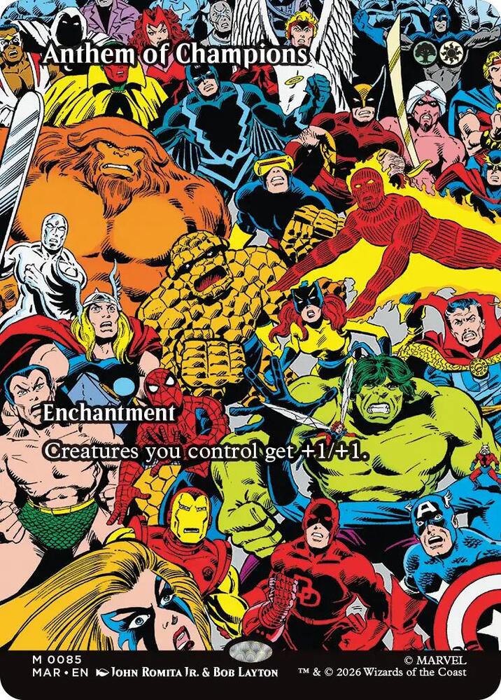 Anthem of Champions (Borderless), Marvel Universe Eternal-Legal 85