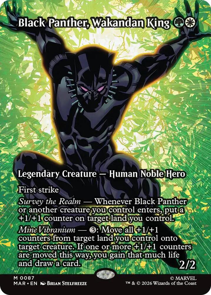 Black Panther, Wakandan King (Borderless), Marvel Universe Eternal-Legal 87