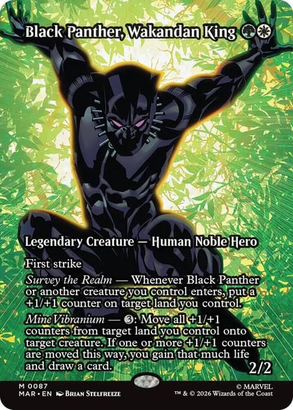 Black Panther, Wakandan King (Borderless), Marvel Universe Eternal-Legal 87