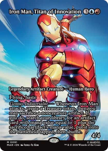 Iron Man, Titan of Innovation (Borderless), Marvel Universe Eternal-Legal 91