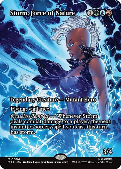 Storm, Force of Nature (Borderless), Marvel Universe Eternal-Legal 94