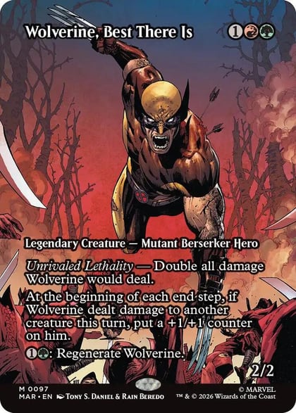 Wolverine, Best There Is (Borderless), Marvel Universe Eternal-Legal 97