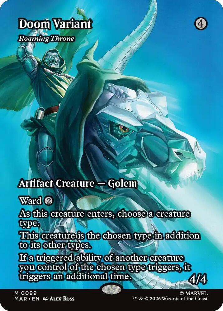Doom Variant - Roaming Throne (Borderless), Marvel Universe Eternal-Legal 99