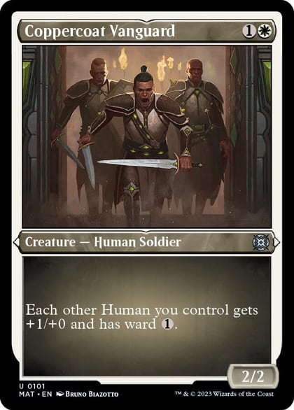 Coppercoat Vanguard (Foil Etched), March of the Machine: The Aftermath 101