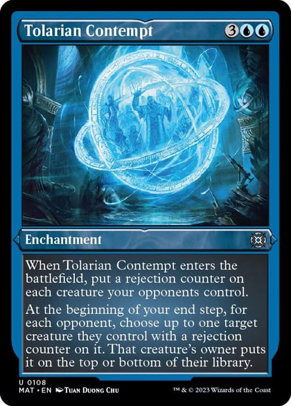 Tolarian Contempt (Foil Etched), March of the Machine: The Aftermath 108